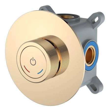 Смеситель автоматический встроенный Boheme TECH Gold 154-4-G