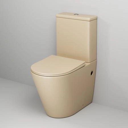 Унитаз Grossman GR-4480BEMS Color (620*365*810) БЕЖЕВЫЙ МАТОВЫЙ напольный Безободковый
