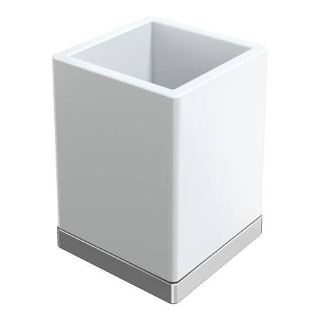Стакан Boheme настольный Qubic Chrome 10961-CR