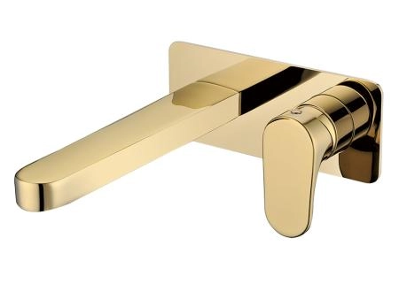 Смеситель для умывальника Boheme из стены SPECTRE Gold 455-G