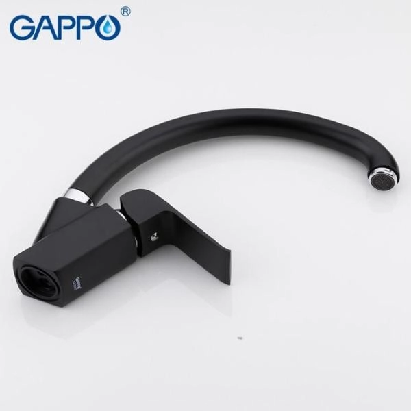 Смеситель Gappo G4150 для кухни чёрный