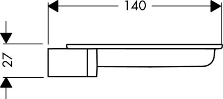 Hansgrohe Cassetta’S Мыльница 28684000