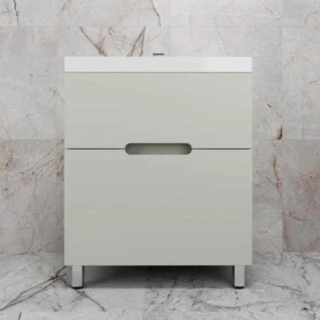Тумба Style Line "Матис 70" ЛС-00002435 напольная под ASTI 70 (2 ящика), ОЛИВА, ЭМАЛЬ