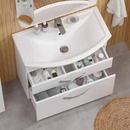 Тумба для ванной Volna Onda 60.2Y напольная (Балтика) раковина отдельно