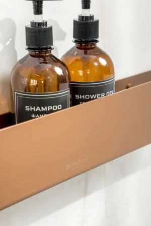 Полка Boheme подвесная 60см BRUSHED BRONZE 10967-BRB