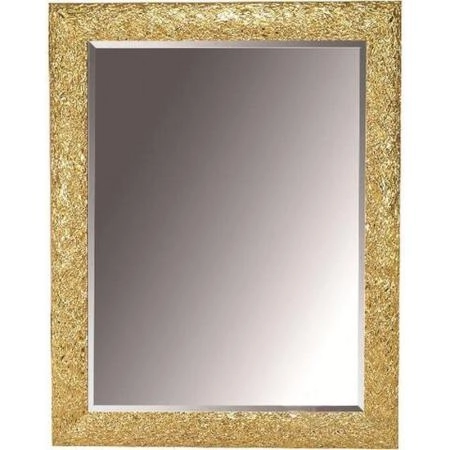Зеркало Boheme Linea прямоугольная 79х95 533, золото, рельефная резная рама из массива дерева