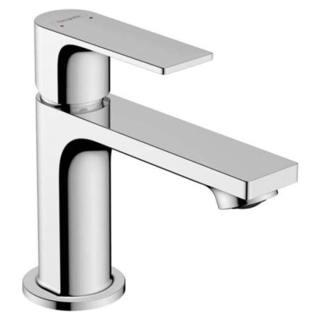 Смеситель Hansgrohe 72550000 Rebris E для раковины 84 мм, со сливным гарнитуром хром