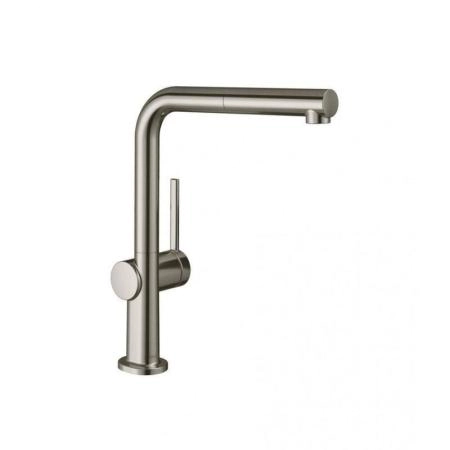Hansgrohe 72808800 Talis M54 Смеситель для кухни 270 мм, выдвижной Г излив, сталь