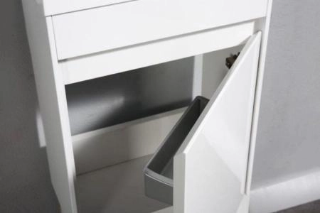 Тумба под раковину Belbagno PIETRA MINI Bianco Lucido Правостороннее подвесная PIETRA MINI-400-1A-SO-BL-R