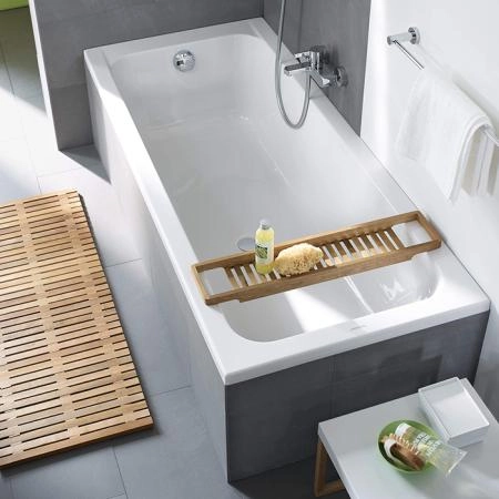 Duravit D-Code Ванна акриловая 150х75x40см, встраиваемая, с 1 наклоном для спины, выпуск в зоне ног, цвет: белый