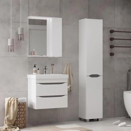 Пенал для ванной напольный Volna Lake 35