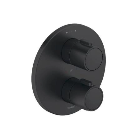 Duravit Thermostatic Смеситель для душа, настенный, термостатический, цвет: черный матовый