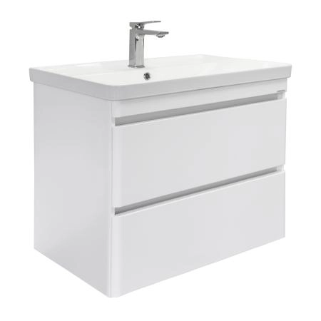 Тумба с раковиной Comforty Валдай-80П2 00-00019071 подвесная белая матовая с раковиной Comforty 4480