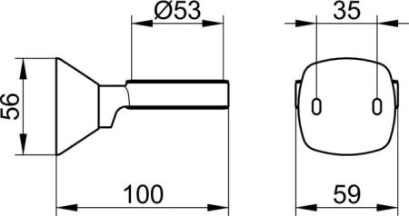 Держатель для аксессуара KEUCO CITY.2 02750010000 хром без аксессуаров