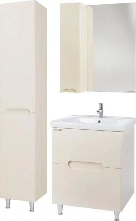 Тумба под раковину Bellezza Андрэа 65 напольная с 2 ящ. бежевая