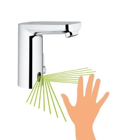 Смеситель Grohe Eurosmart Cosmopolitan E 36325001 И/К для раковины 1/2" со смешиванием и с регулируемым ограничителем температуры