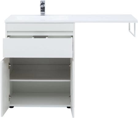 Тумба под раковину Aquanet Токио 68 белый (напольная, 1 ящик, 2 дверцы)