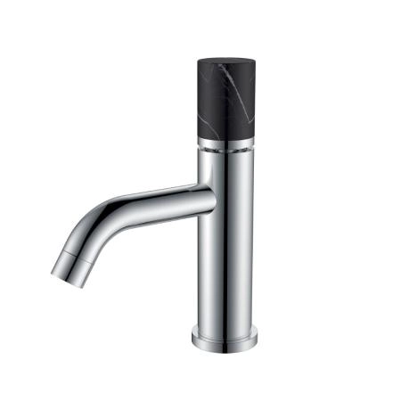 Смеситель STICK Boheme для умыв. низ. CHROME MRAMOR BLACK_Комплект 121-CR-MR-B