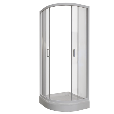 Поддон к душевому углу Берген RD 100х100 (радиальный поддон на раме-подставке с устройством слива (черный), панель)