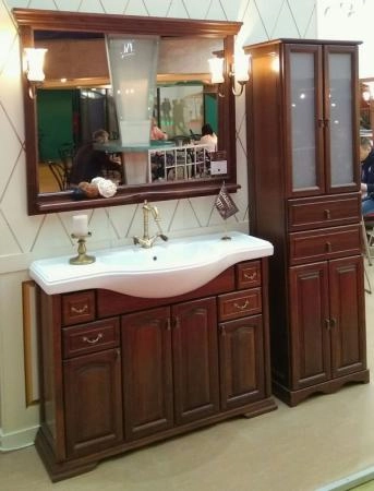 Тумба под раковину Opadiris Риспекто 120 1210х905х510 мм цвет нагал напольная