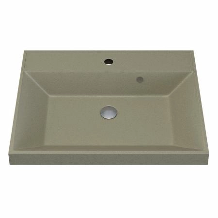 Раковина кварцевая Uperwood Classic Quartz 60 см, бежевая матовая, десерт