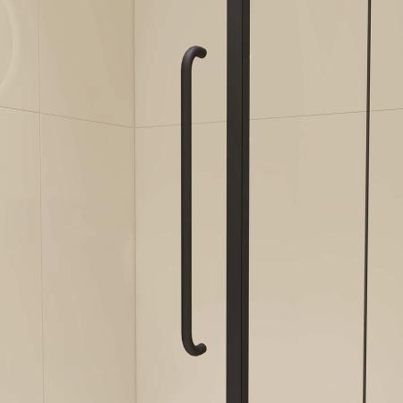 Душевой уголок RGW CL-046B Classic 100x80 Черный матовый прозрачное