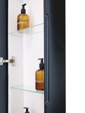 Зеркало-шкаф Континент Eltoro black LED 360х1560