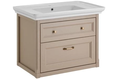 Тумба Толедо 85 ASB Woodline Капучино подвесная без раковины