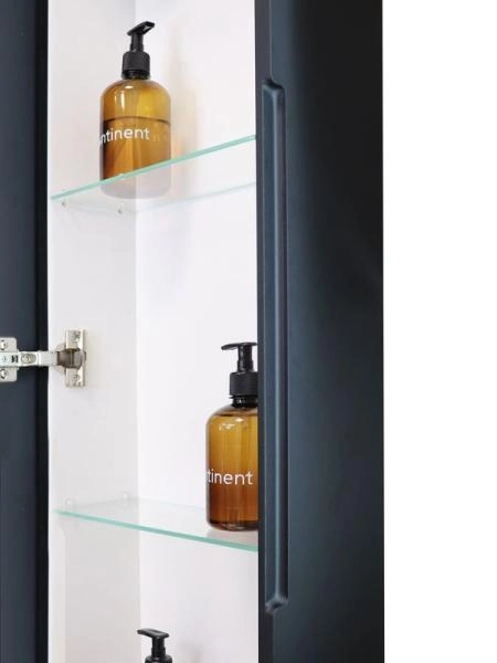 Зеркало-шкаф Континент Eltoro black LED 360х1560