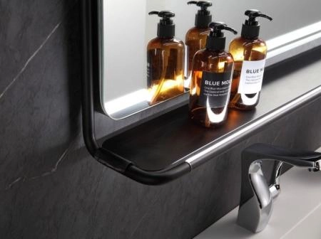 Зеркало ESBANO ES-3727K2D Антизапотевание LED подсветка 100х70х14