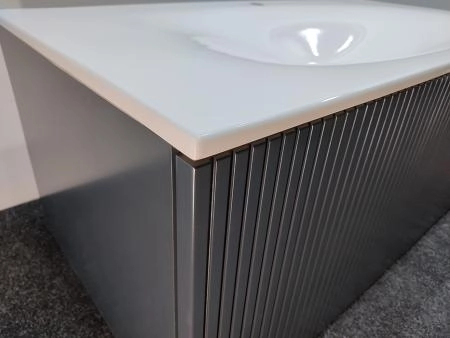 TW Shape комплект мебели, база с раковиной Kerasan 547001*1, 102х52см, с 1-м выдвиж. ящиком с механизмом push to open, цвет: серый матовый RAL7016
