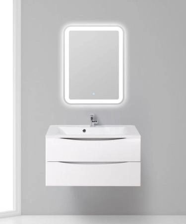 Тумба под раковину Belbagno MARINO Rovere Bianco подвесная 900x450x500 MARINO-900-2C-SO-WO-P