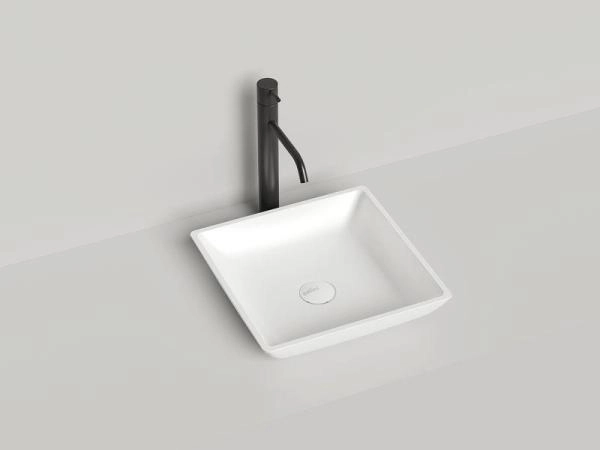 Раковина Salini CALLISTA 04 S-Sense глянцевая 38x38 1101108G накладная