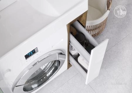 Тумба под раковину AQUATON Лондри 20 Дуб Рустикальный без фасада 1A267101LHDR0