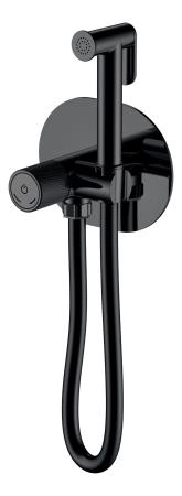 Смеситель гигиенический Boheme TECH Black 157-B