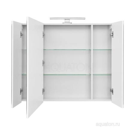 Зеркальный шкаф AQUATON Нортон 100 белый 1A249302NT010