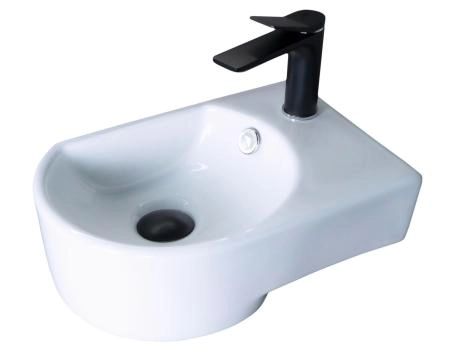 Раковина Gid N9273L 41x27 подвесная белая