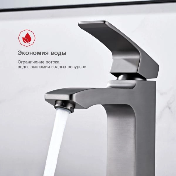 Смеситель RAGLO R01.10.09, графит