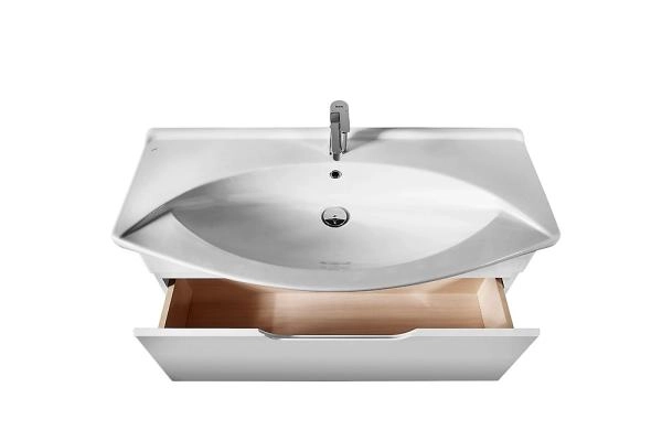 Тумба под раковину Dreja Q Laguna 105 99.0104 подвесная цвет белый