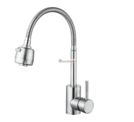 Смеситель для кухни Frap F44899-1 с краном для фильтр/воды сатин