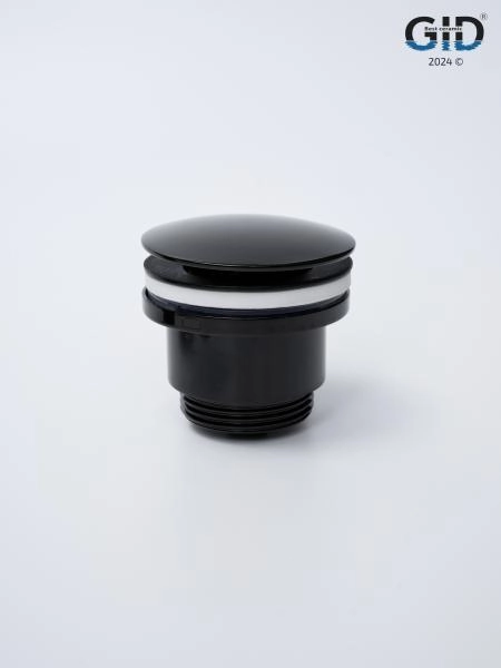 Донный клапан Gid универсальный G-58BL 76604K черный глянцевый 7.5x7x3.5