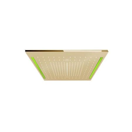 Gessi Colour Верхний душ 50х50cм, 3 режима, хромотерапия, цвет: золото