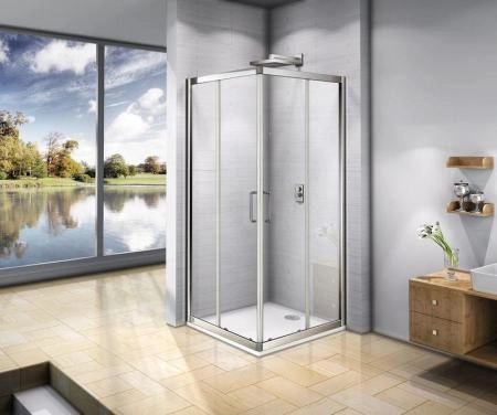 Душевой уголок GOOD DOOR NEO CR-80-C-CH 80x80 прозрачное