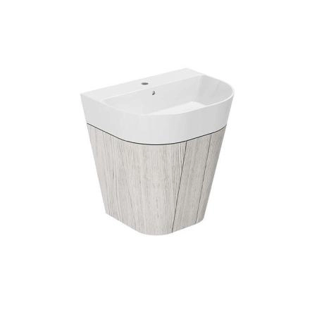 Azzurra Forma Тумба подвесная 60х47х64.5см, с 2 дверцами, с раковиной, цвет: Olmo bianco