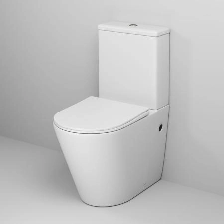 Унитаз Grossman GR-4480MS Color (620*365*810) БЕЛЫЙ МАТОВЫЙ напольный Безободковый с тонкой крышкой
