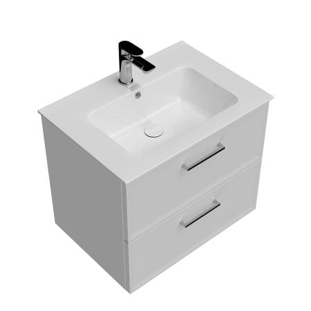 Тумба Kerama Marazzi PIANO CLASSIC ПИАНО КЛАССИК PIA.CL.65\WHT.M подвесная 65 см, 2 ящика, ясень белый матовый