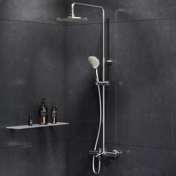 Душевая система для ванны AM.PM Gem F0790520 термостат хром