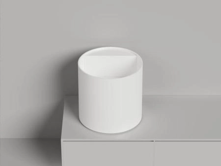 Раковина Salini ARMONIA ROUND TOP 03 S-Stone матовая 45x45 130521M накладная