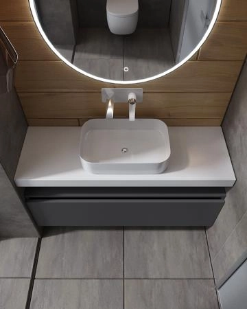 Ящик под столешницу Boheme 120см АНТРАЦИТ глянец VALLESSI UNO-S 897-120-A glossy