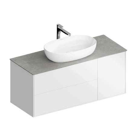 Тумба Kerama Marazzi PLAZA MODERN ПЛАЗА МОДЕРН PLB.M.120.3\WHT.V подвесная 120 белый 3 ящика